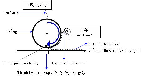 Nguyên lý hoạt động của máy photocopy
